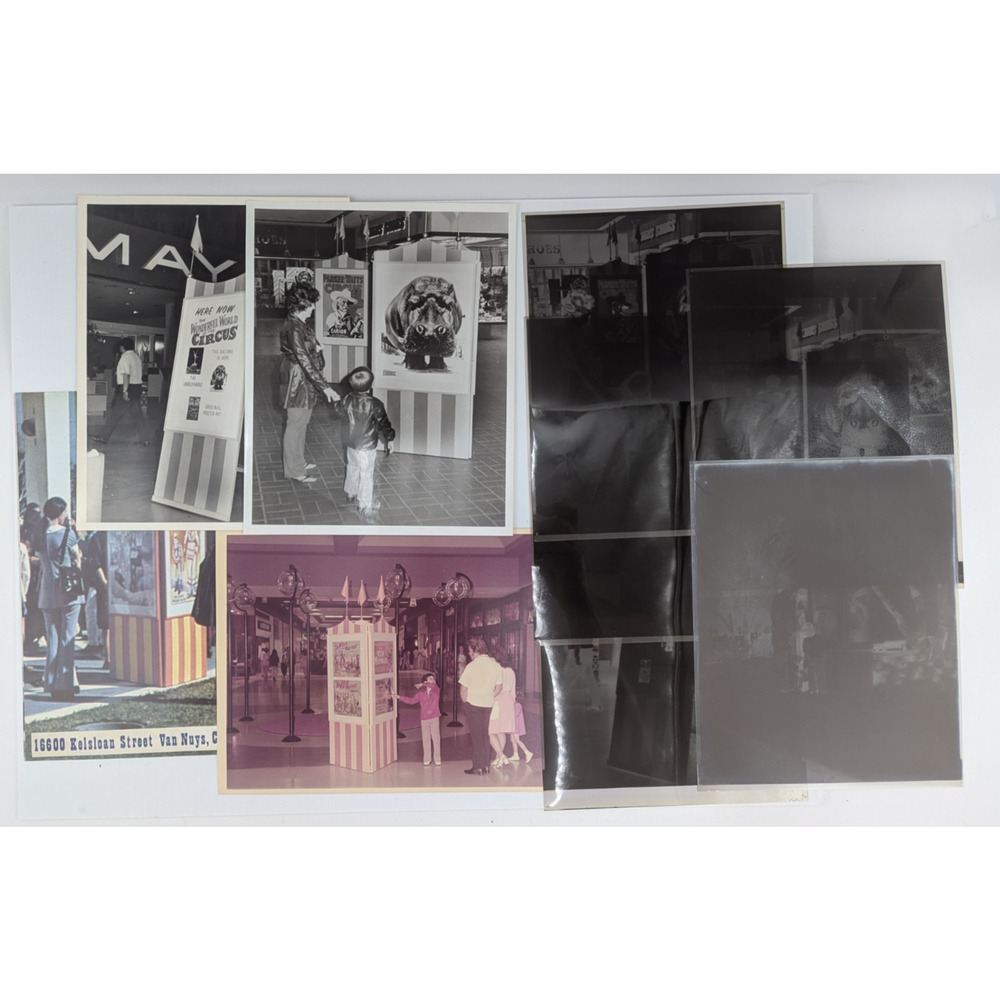 The Wonderful World Of the Circus Ephemera Photos Brochure Negatives Lot